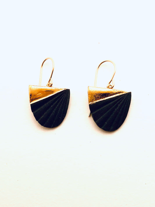 Chilton Earrings, Black