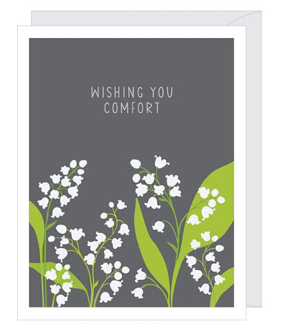 Lily Of The Valley Sympathy Card