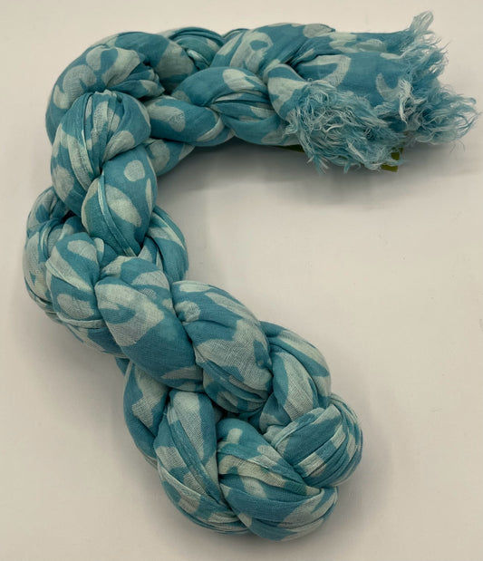 Aqua Story Cotton Scarf