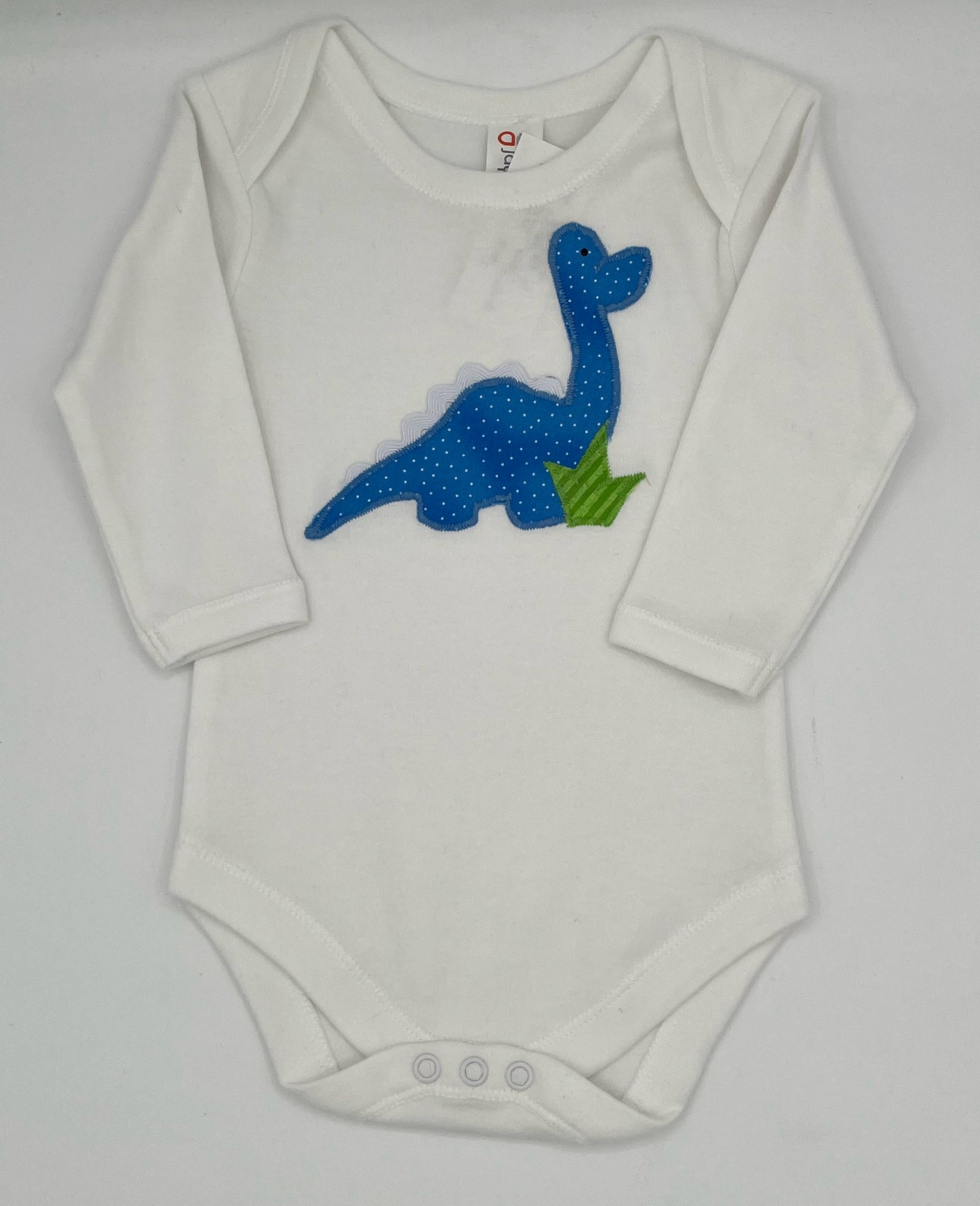 3-6M Long Sleeve Onesie w/Applique