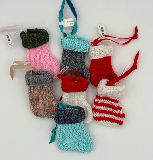 Mini stocking ornament