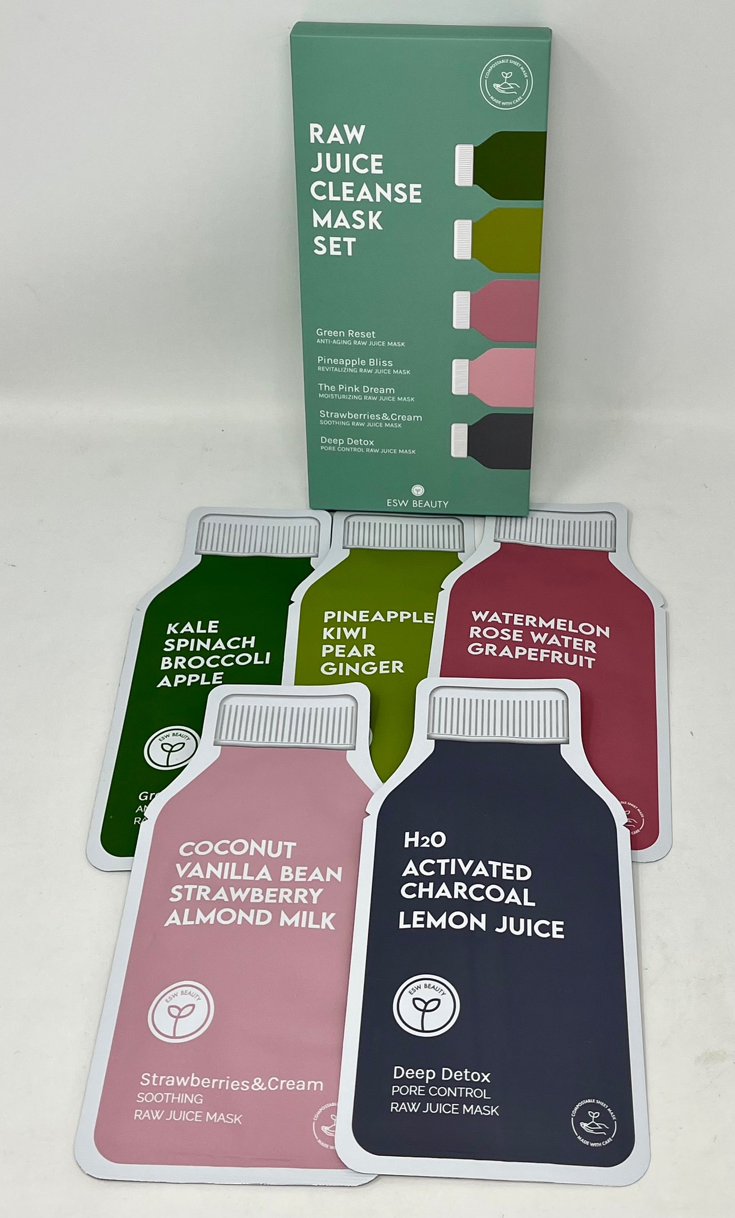 Raw Juice Cleanse Mask Set