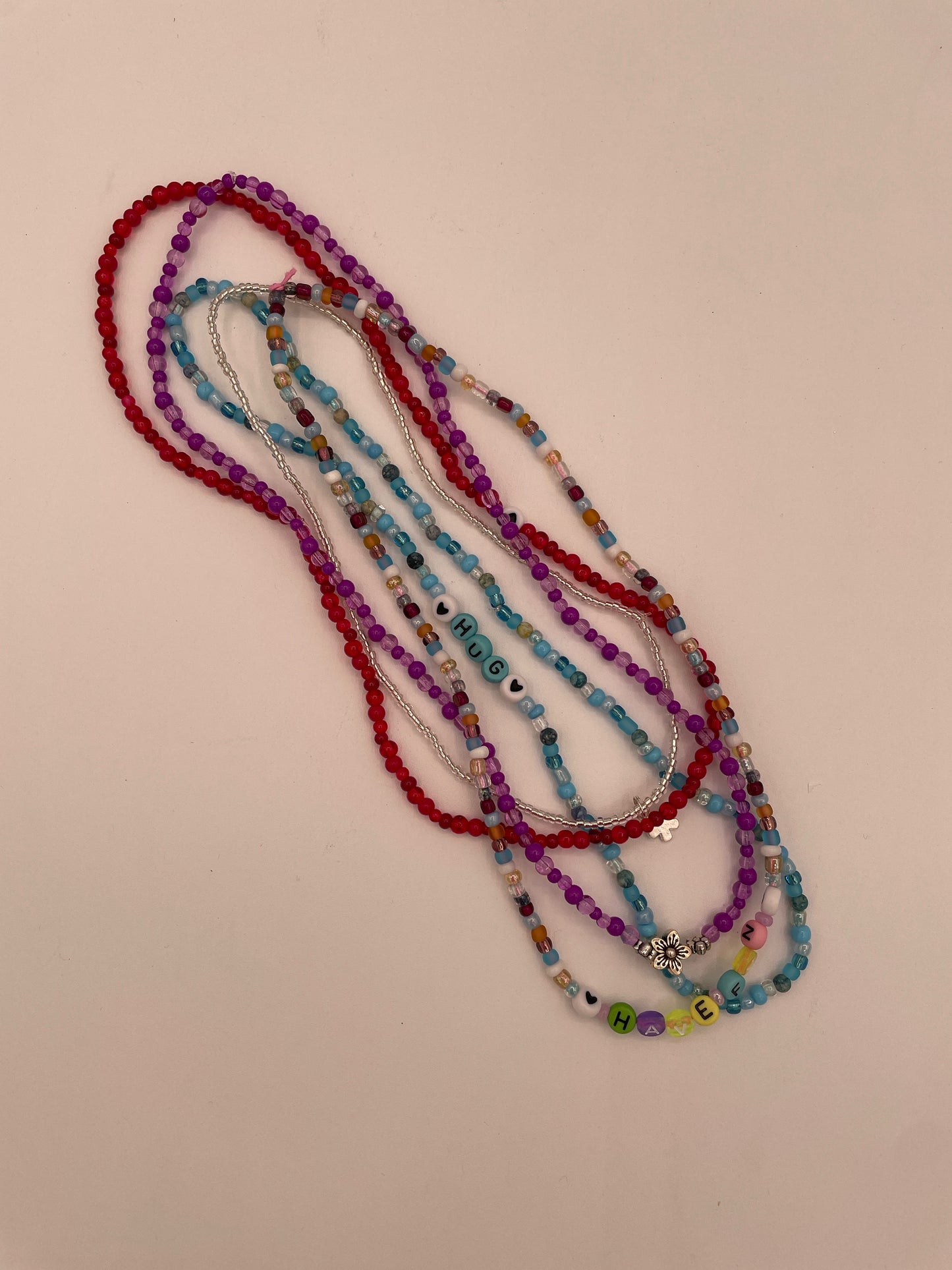 Kid-Sized Beaded Stretch Necklace