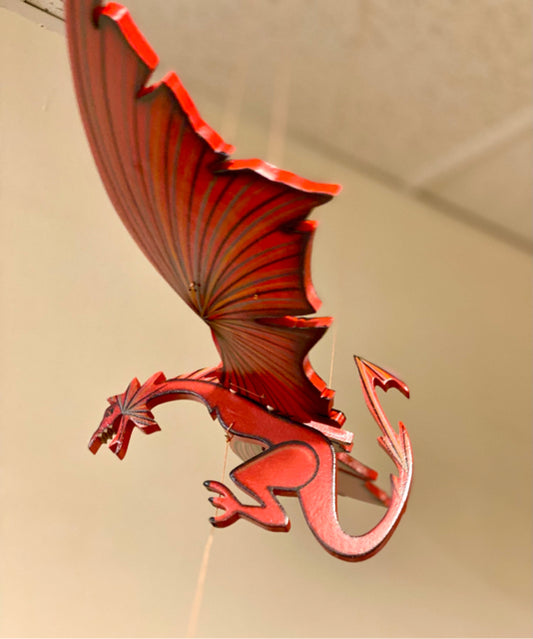 Welsh Dragon Flying Mobile