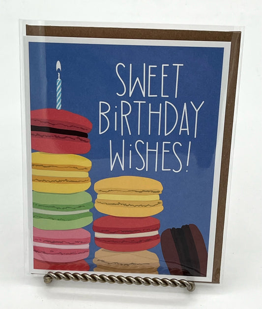 Macaron Birthday Card