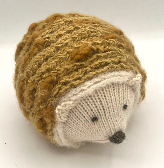 Wool Blend Hedgehog - Amber Color