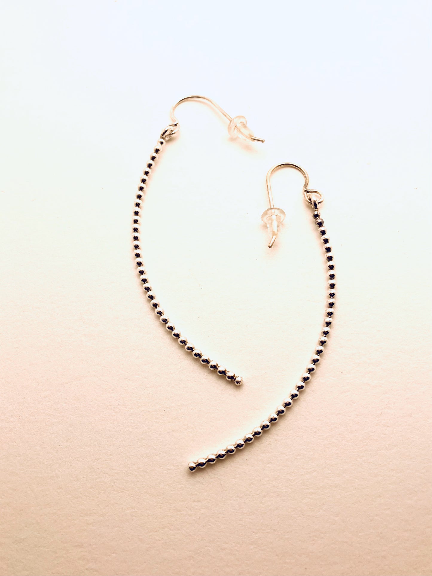 Sterling Silver Trapeze Earrings