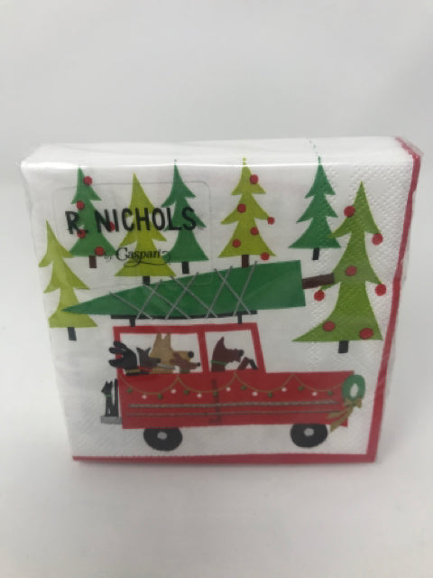 Doggy Tree Adventure Cocktail Napkins