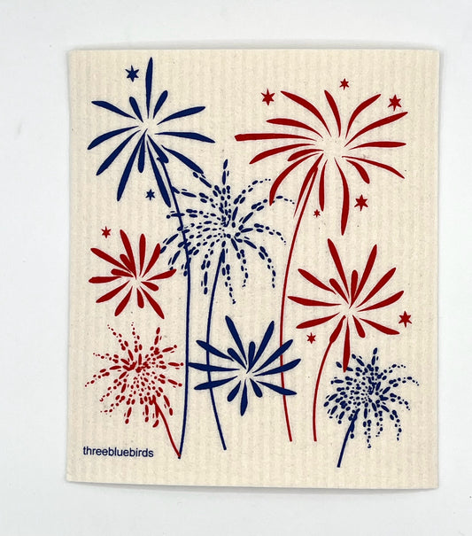 Fireworks Swedish Dishcloths