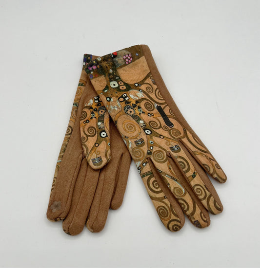 Gustav Klimt Tree of Life Print Glove