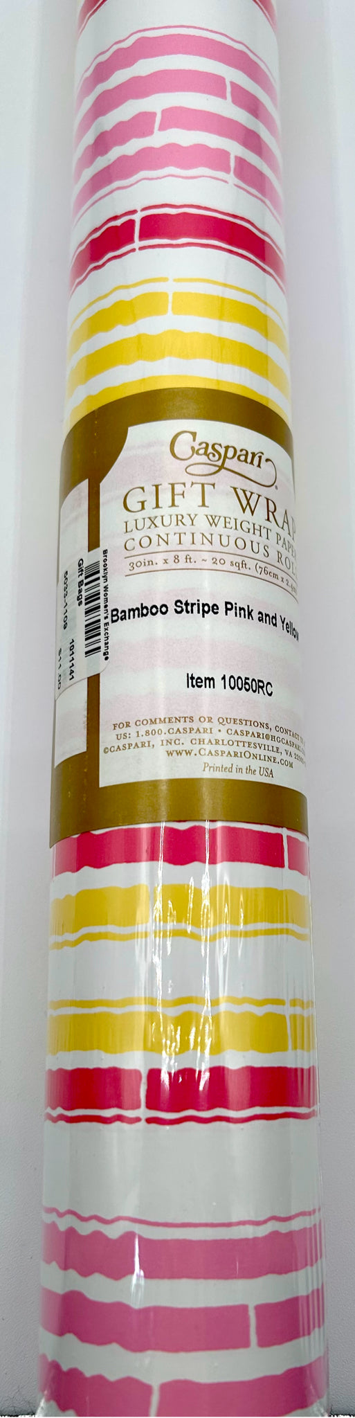 Bamboo Stripe Pink and Yellow Wrap