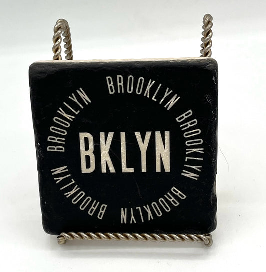 Black BKLYN Coaster