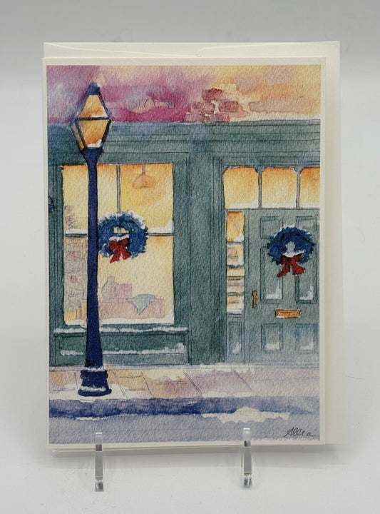 Storefront Christmas Card