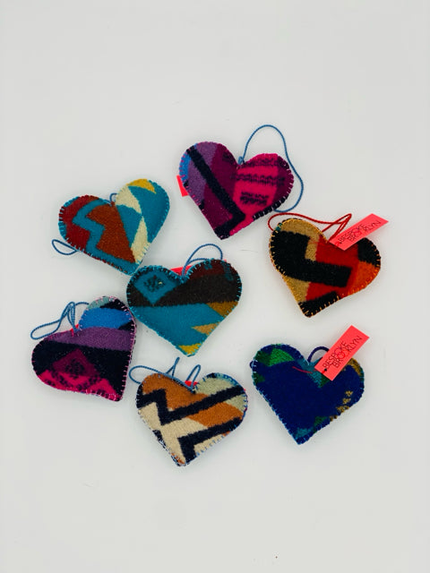 Pendleton Heart Ornament