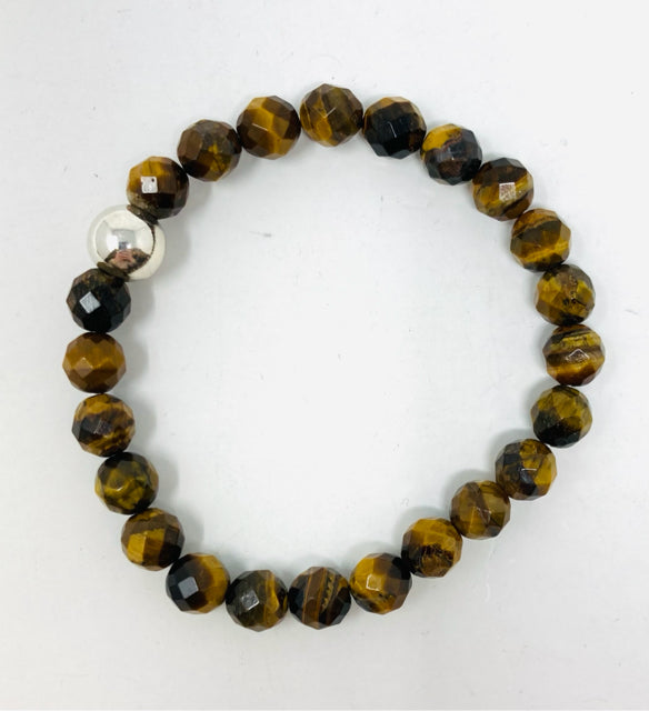 Faceted Tiger's Eye Bracelet