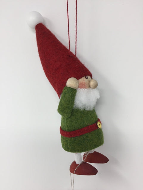 Amazed Elf Ornament