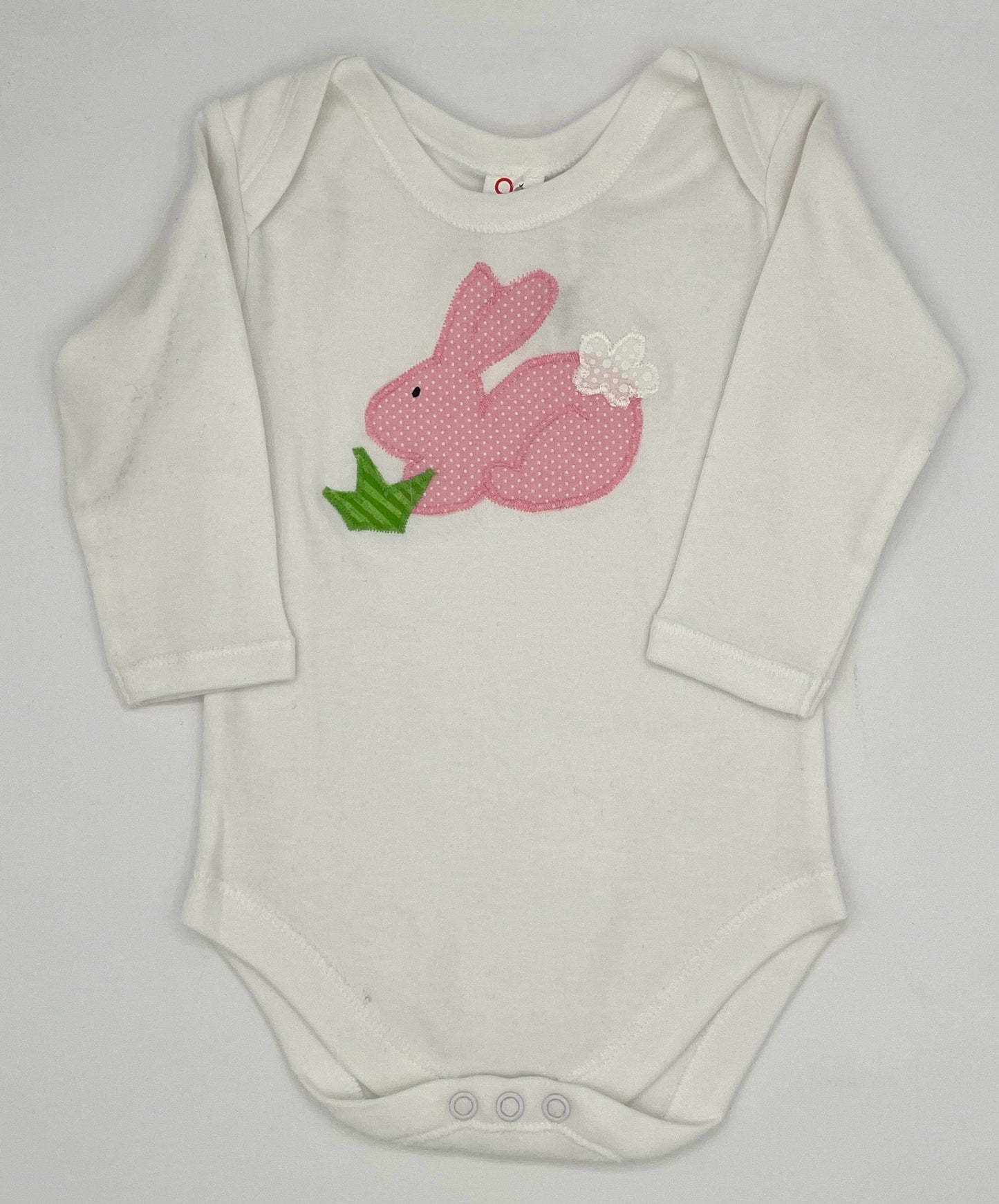 3-6M Long Sleeve Onesie w/Applique