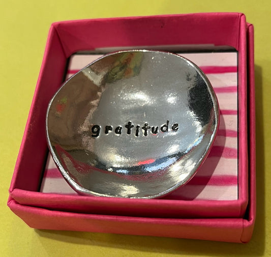 Gratitude Small Charm Bowl