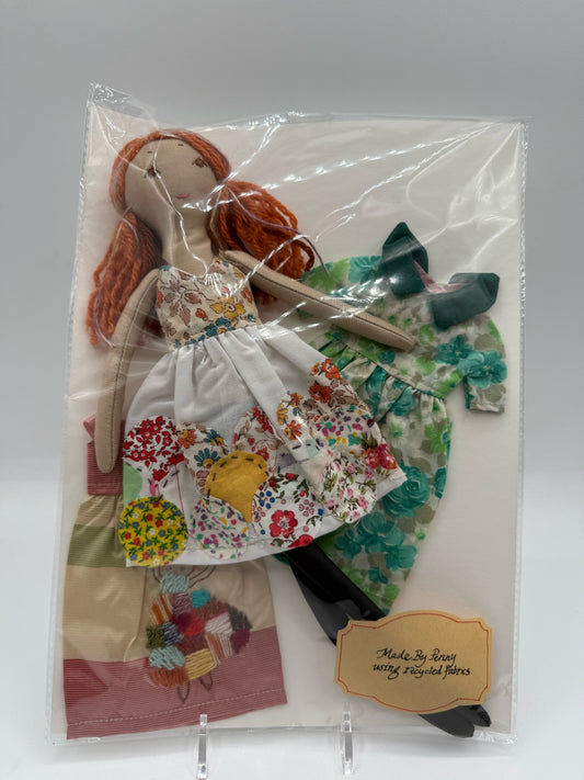 13" Doll with Three Outfits