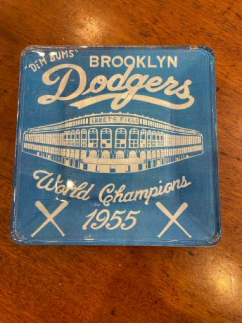 Dodgers Decoupage Tray