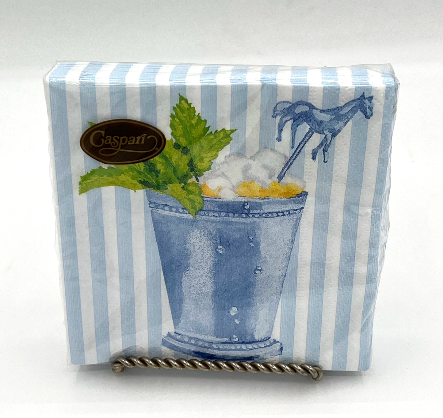 Mint Julep Blue Cocktail Napkins