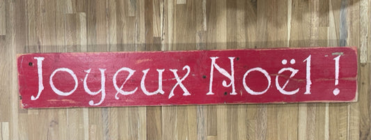 Joyeux Noel Sign