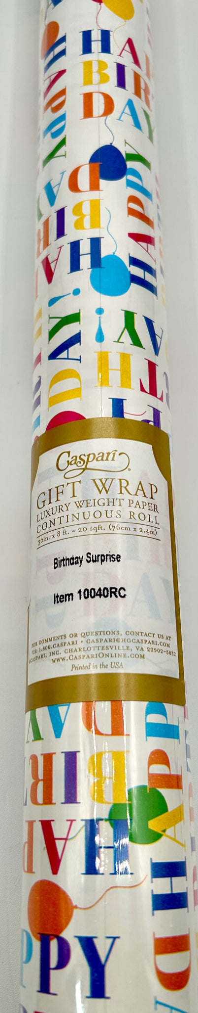 Birthday Surprise Wrap Roll