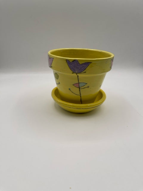 Glazed Multi0color Ceramic Flower Pot