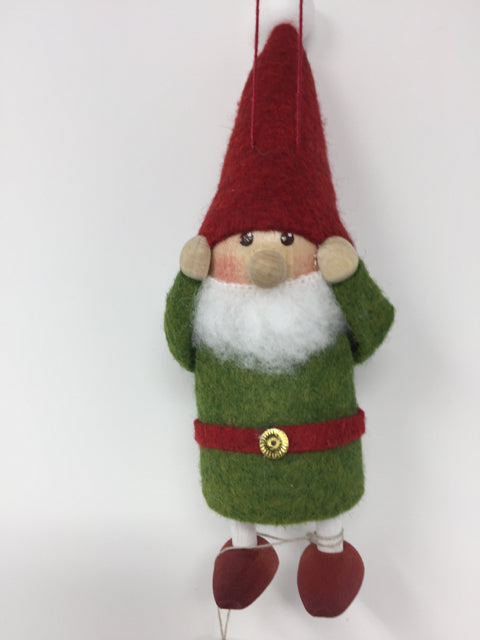 Amazed Elf Ornament