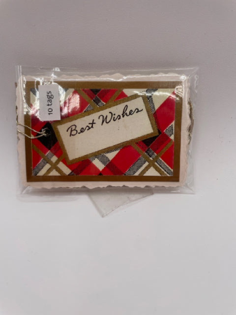 Plaid Christmas Gift Tags