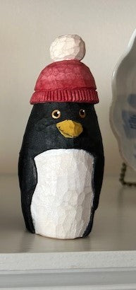 Penguin Wood Carving