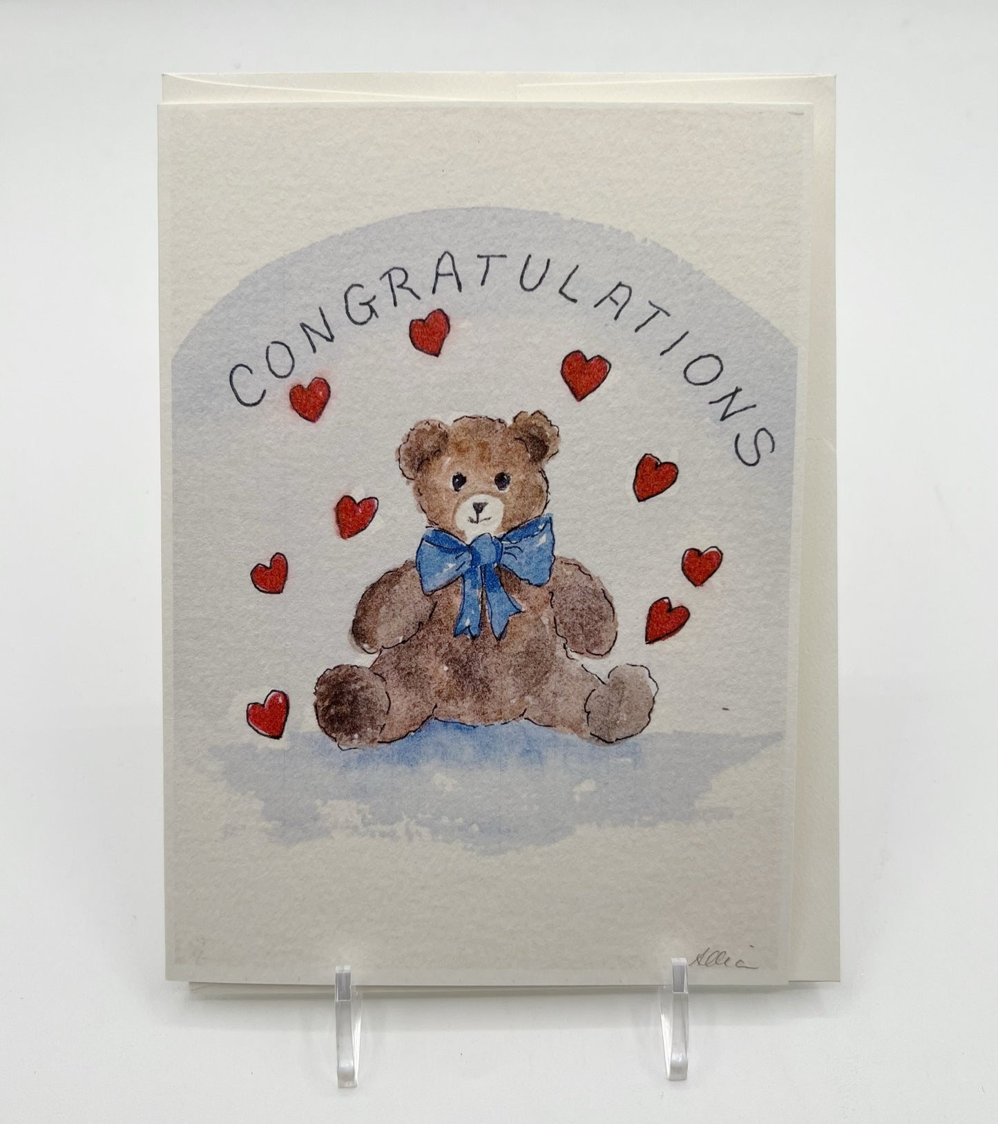 Baby Boy Congratulations Card