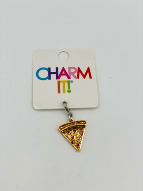 Glitter Pizza Charm