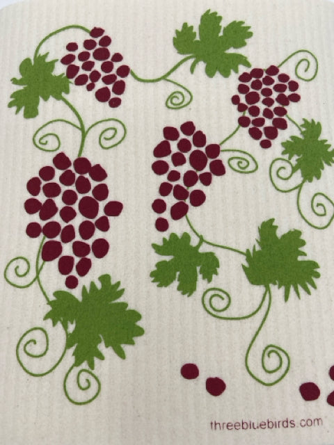 Grapevine Swedish Dishcloth