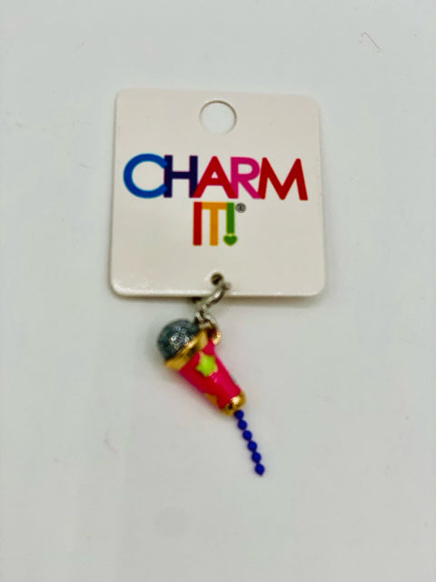 Star Microphone Charm