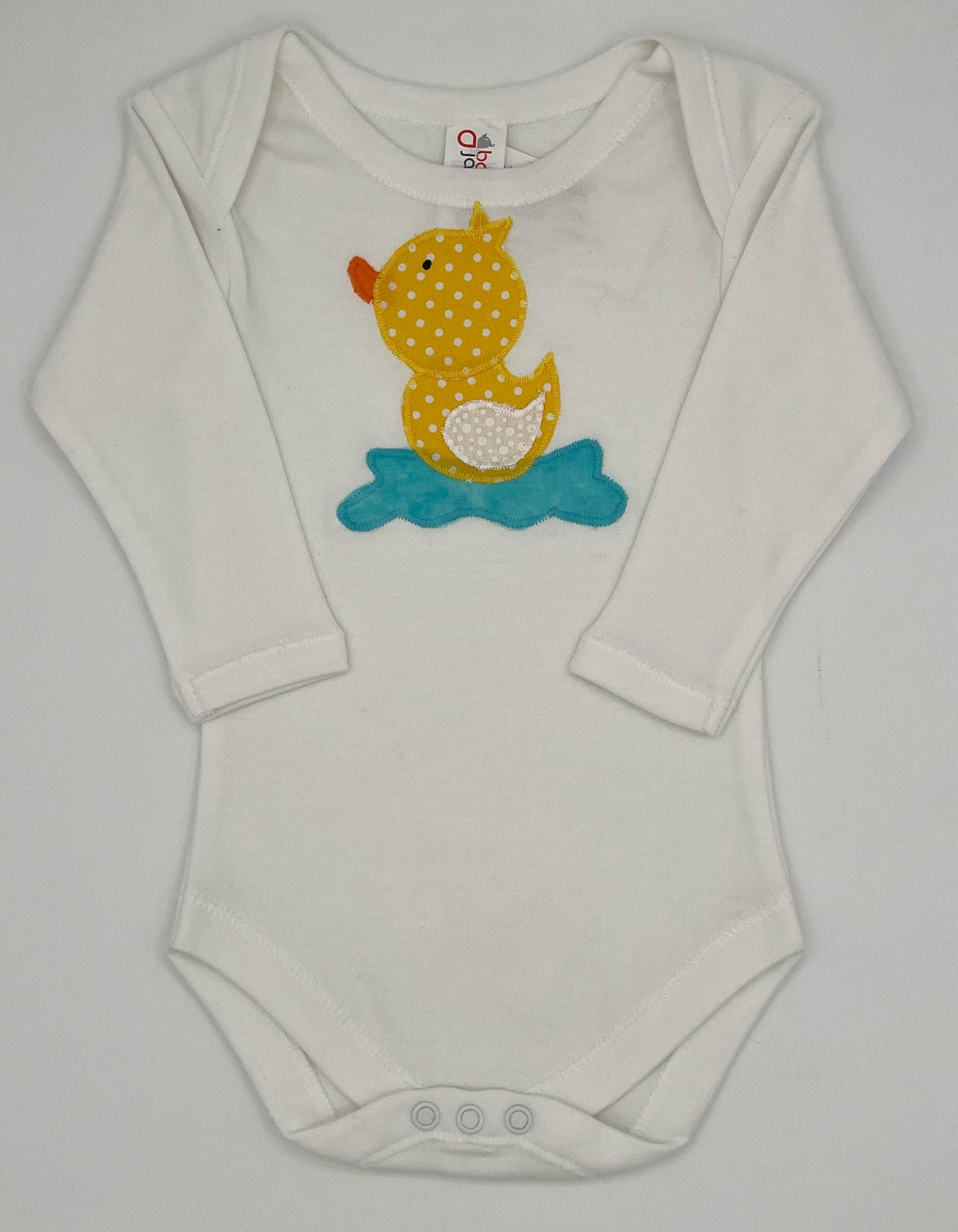 3-6M Long Sleeve Onesie w/Applique