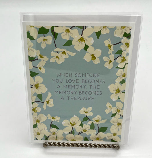 Dogwood Sympathy Memory Card