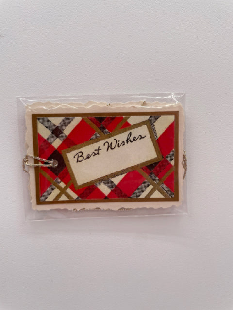 Plaid Christmas Tags