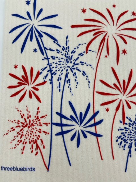 Fireworks Swedish Dishcloths