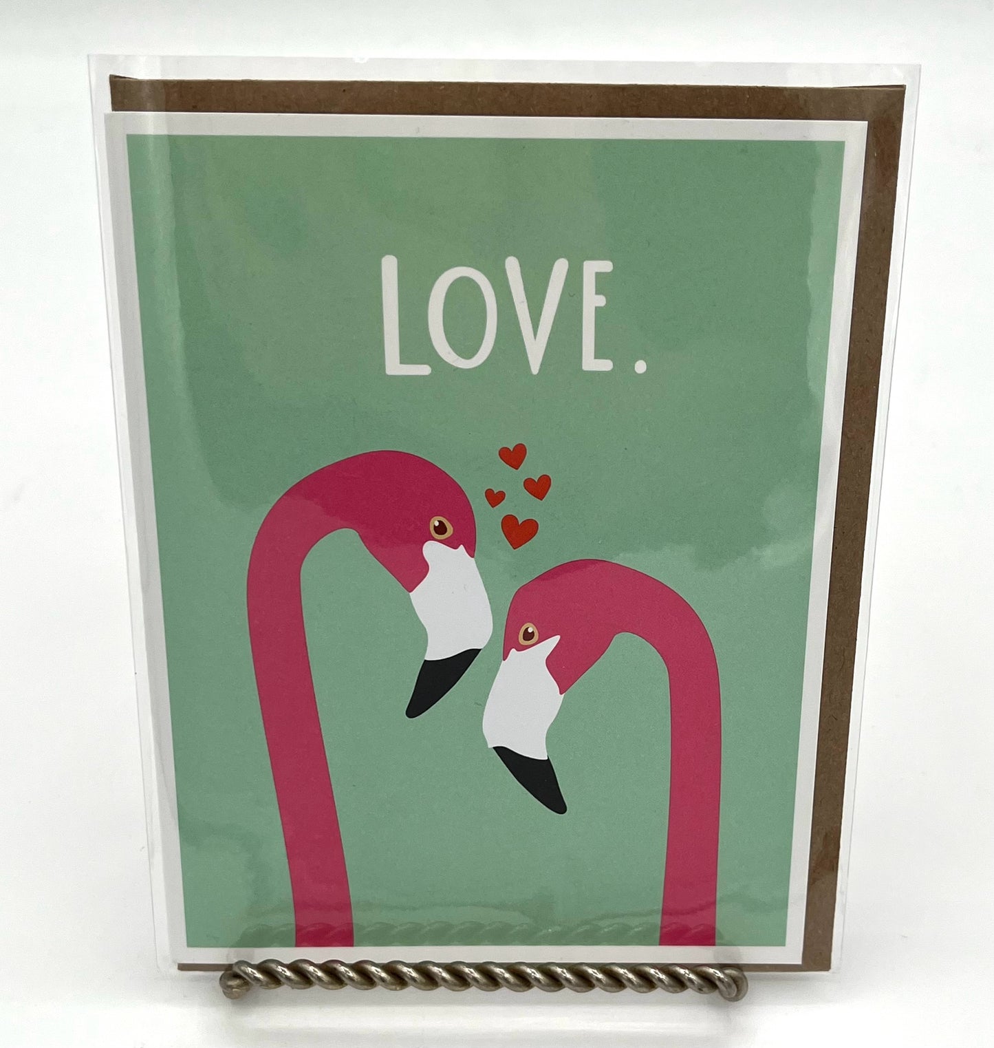 Flamingo Anniversary Card