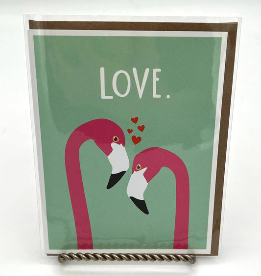 Flamingo Anniversary Card