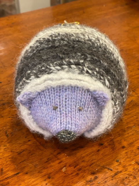 Wool Blend Knitted Hedgehog