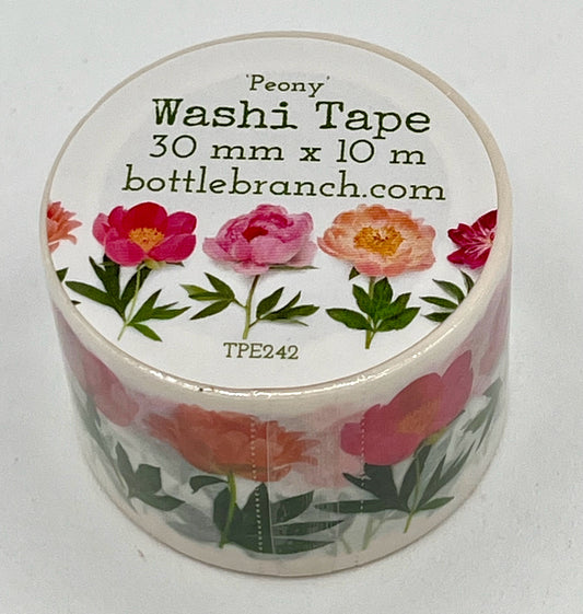 Washi Tape Peony