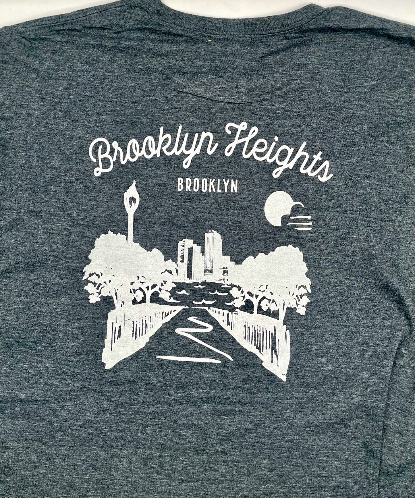 Bk Heights T-shirt Heather Gray Adult Size XL