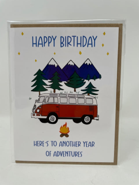 Happy Birthday VW Camper Card