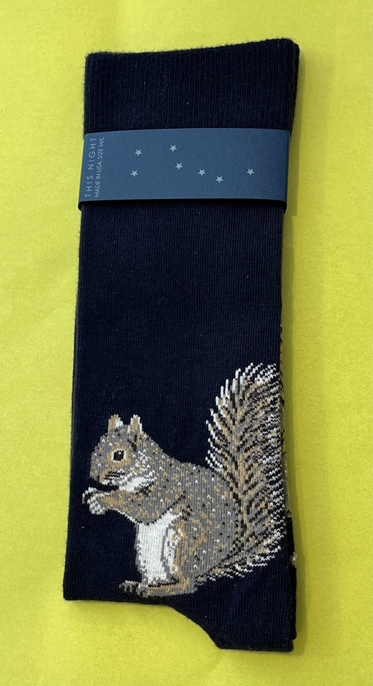 Squirrel Socks M/L