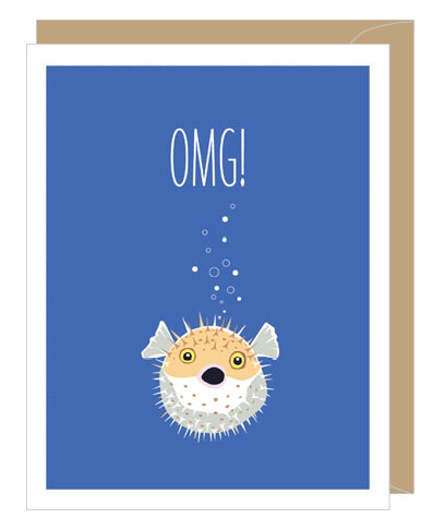 Blowfish Birthday Card