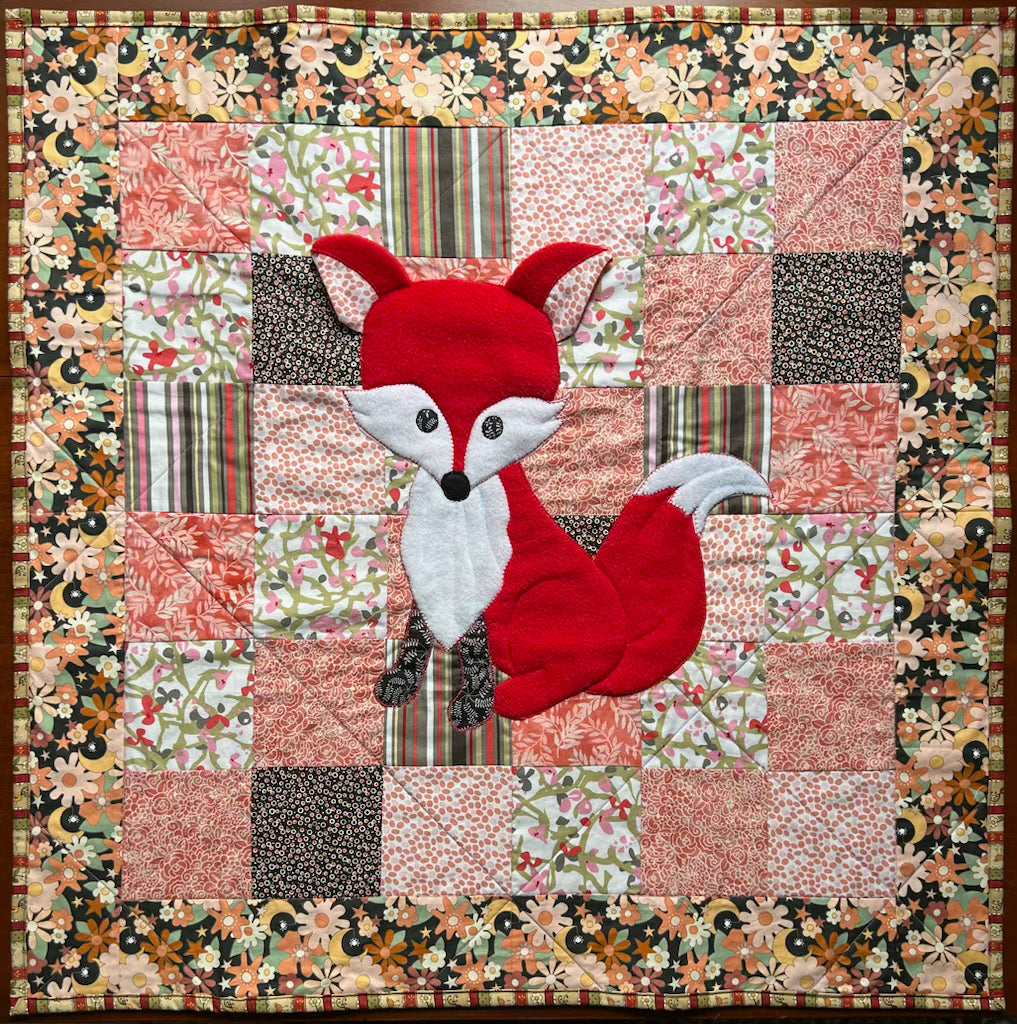 Baby Quilt with Fox