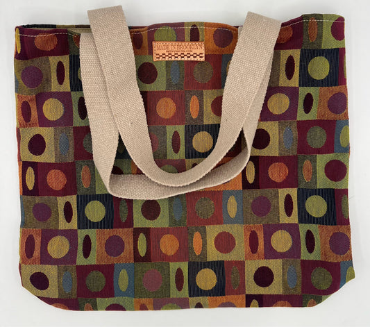 Multi Color Pattern Tote Bag