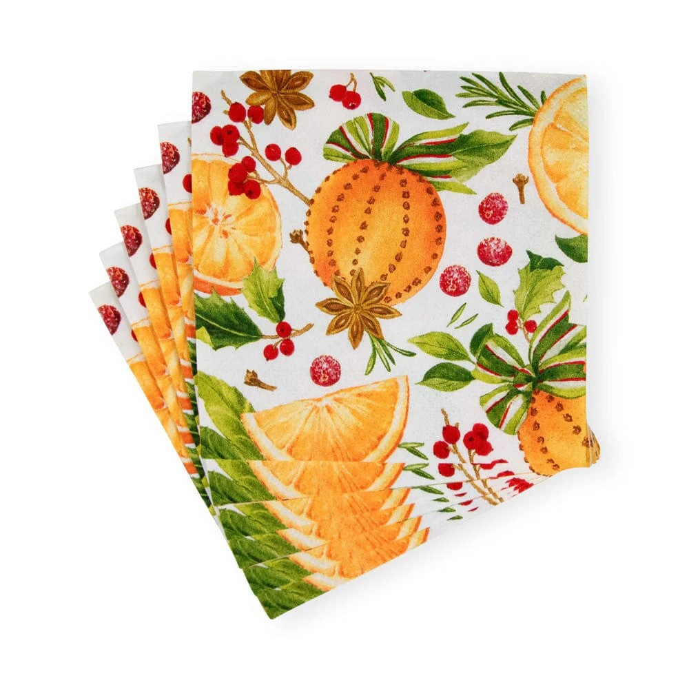 Orange Spice Cocktail Napkin